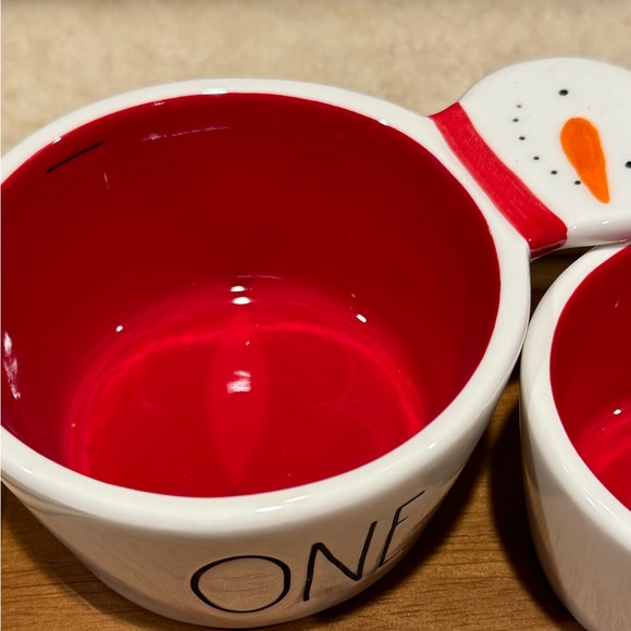 NWT Rae Dunn Snowman Measuring Cups - Picture 3 of 9